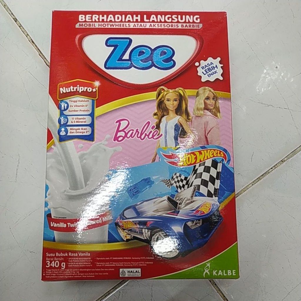 

Promo Berhadiah Hotweels/Barbie Susu Zee Vanilla 340gr