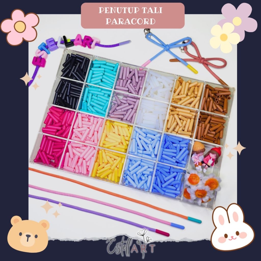 Strapcover Penutup Ujung Tali Paracord / Strap Cover Tali Paracord
