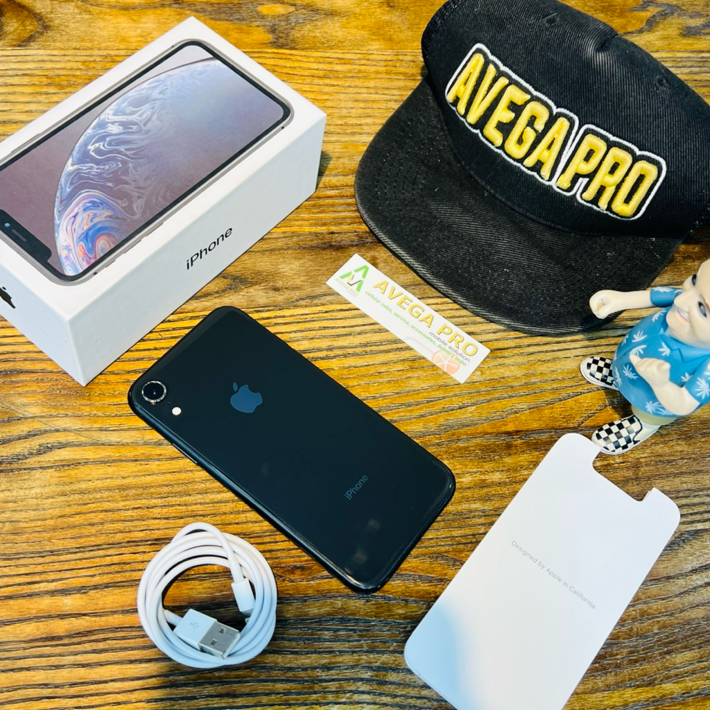 second iphone xr 128gb black garansi resmi