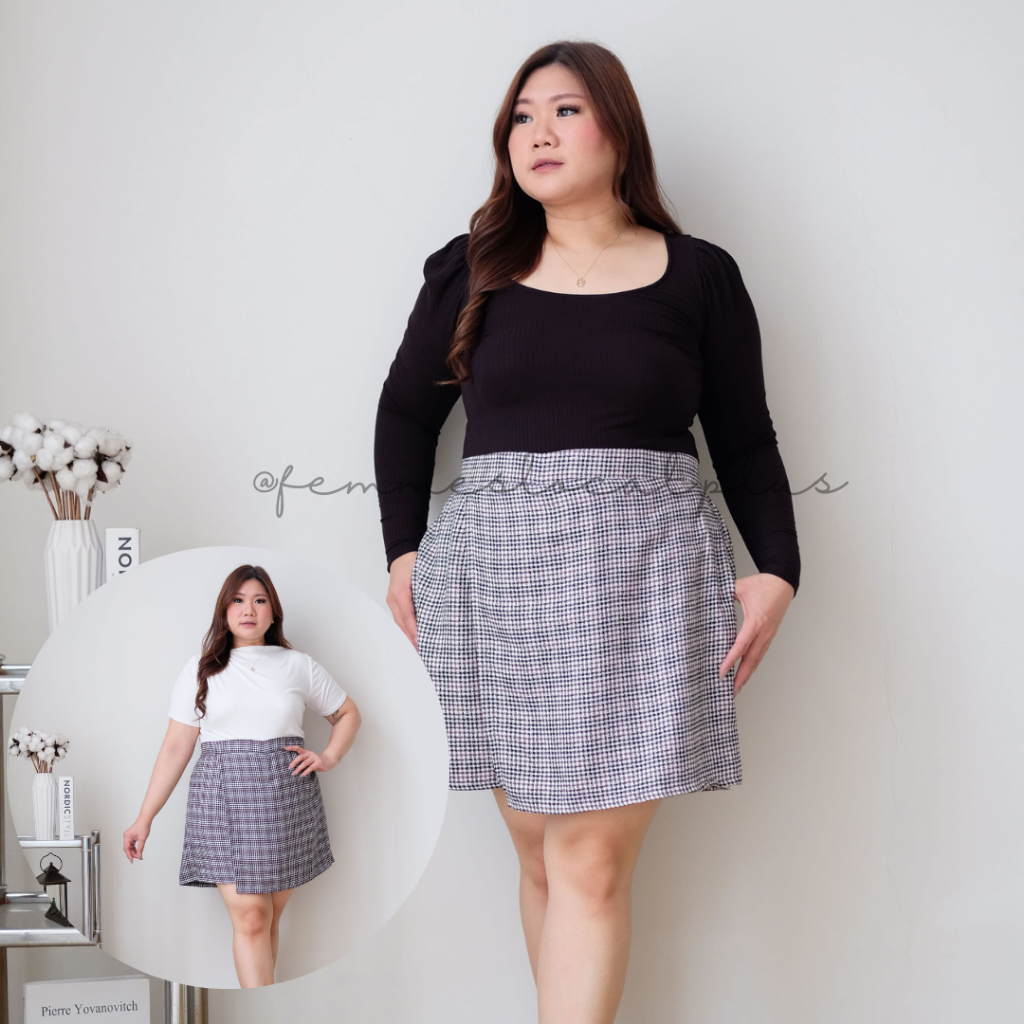 FEMMESLOCAL ESTER BIGSIZE SKORT / CELANA ROK JUMBO FASHION