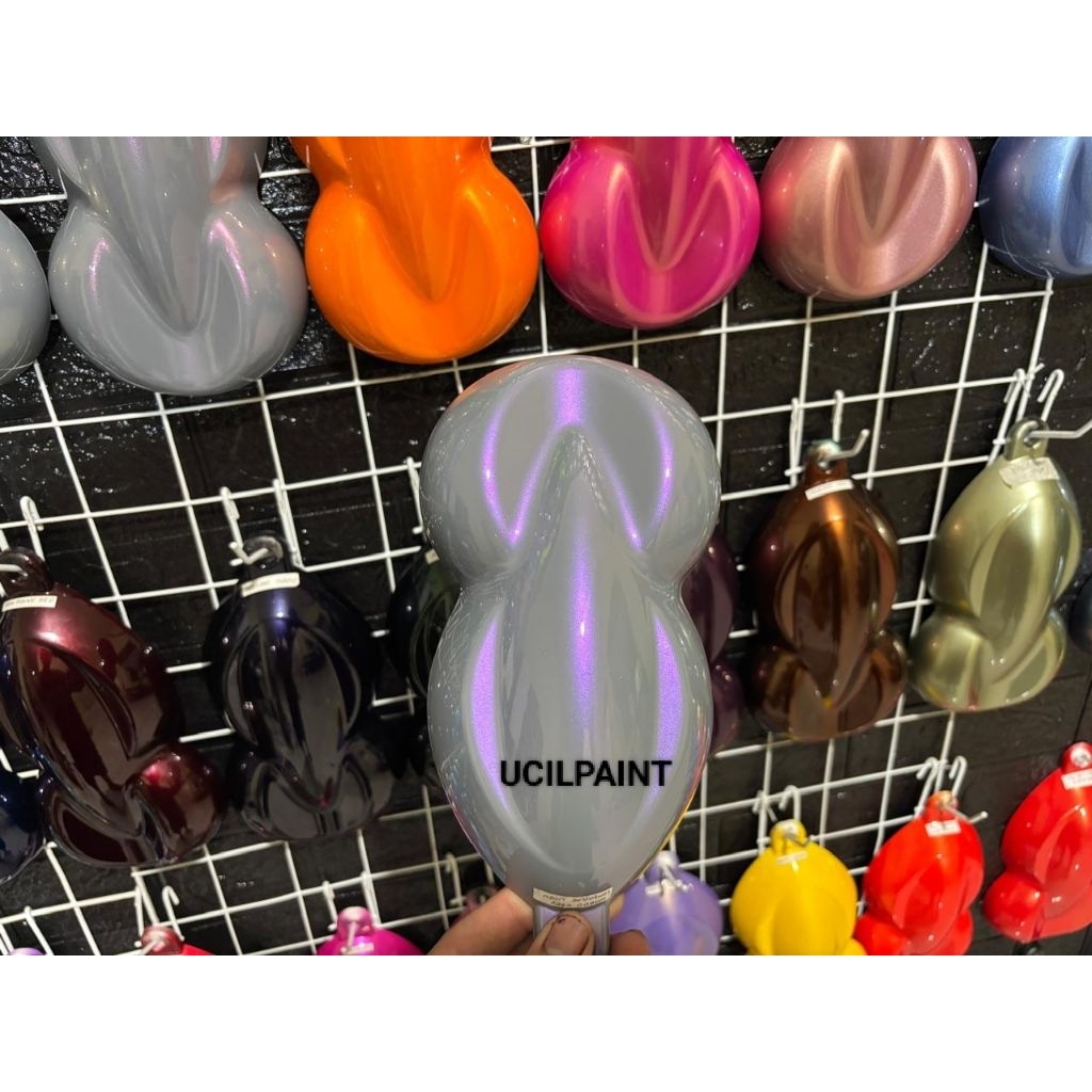 Cat Nardo Grey Solid PU + Free Efeck Lembayung Ungu PU Polyuretane