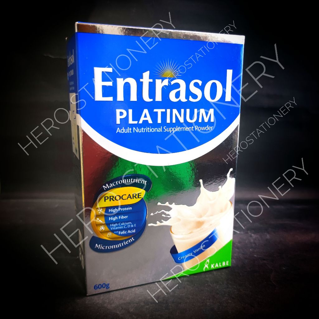 

Entrasol Platinum Creamy Vanila 600 gram