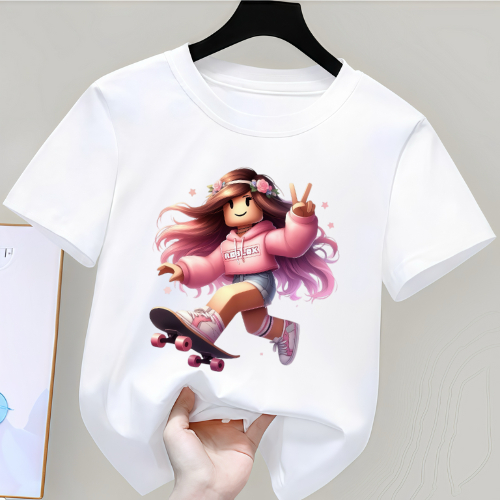 Kaos Anak ROBLOX SKATEBOARD - T shit anak ROBLOX SKATEBOARD - Kaos Anak Perempuan