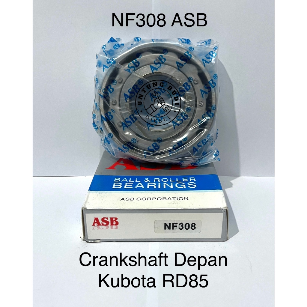 Bearing Serong NF308 ASB Crankshaft Kubota RD85 Depan Lahar Laker Klahar As Kruk NF 308
