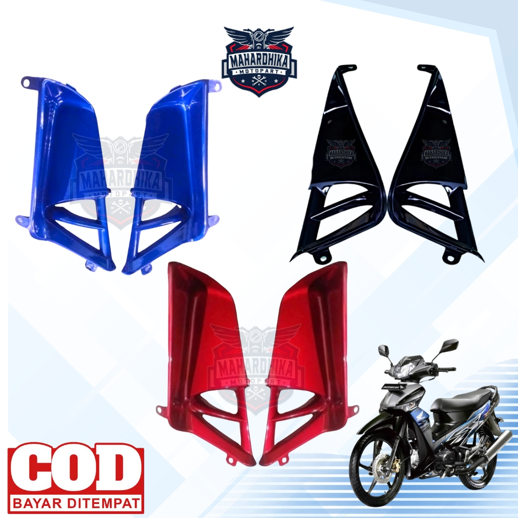 Cover Body Halus Tebeng Sayap Kecil Kiri Kanan Supra X Batman 125 Tahun 2008 2009 2010 2011 Warna Me