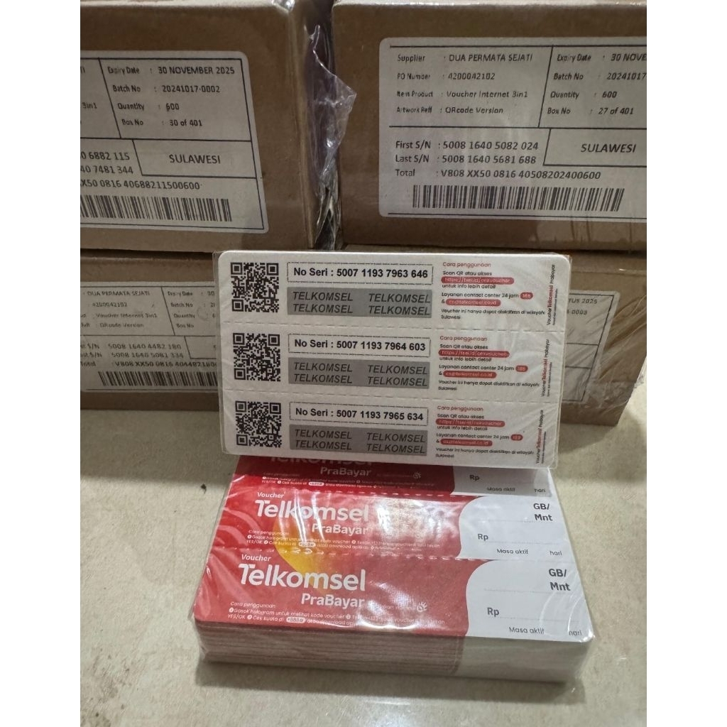 Voucher Kosong Telkomsel Sulawesi