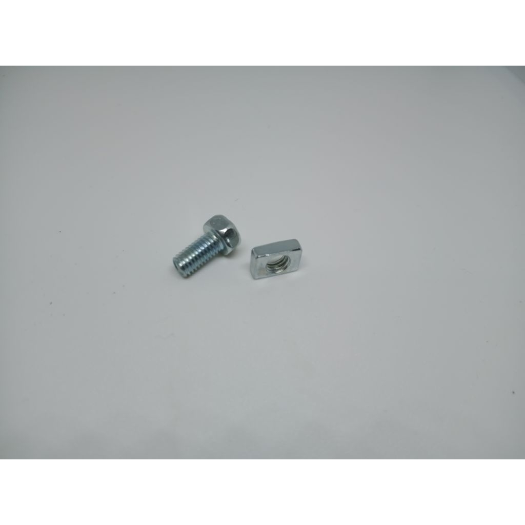 Baut Mur Kotak aki kering motor Universal M5x10 BAUT PLUS MUR KOTAK