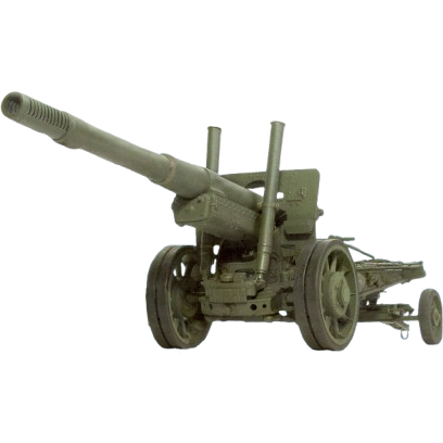 DIY Model Kertas Meriam Uni Soviet era Perang Dunia II - ML-20