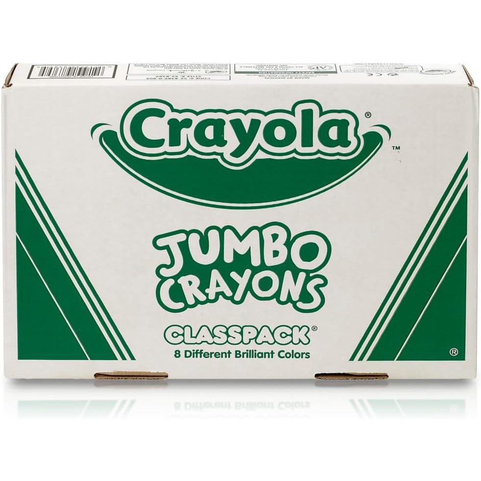 

Crayola Jumbo Crayons Classpack (200ct), Large Toddler Crayons
