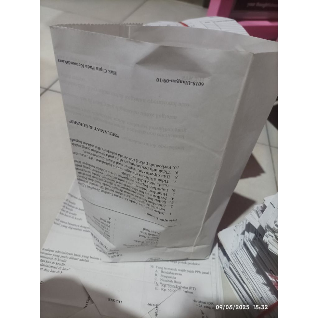 

Bungkus gorengan/chiken ukuran besar