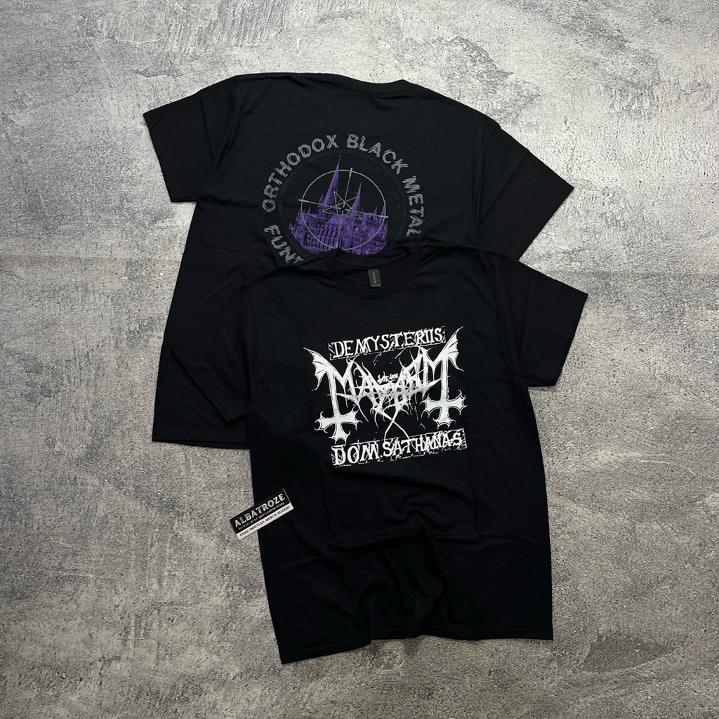 T-SHIRT / KAOS BAND OFFICIAL MAYHEM - ORTHODOX BLACK METAL