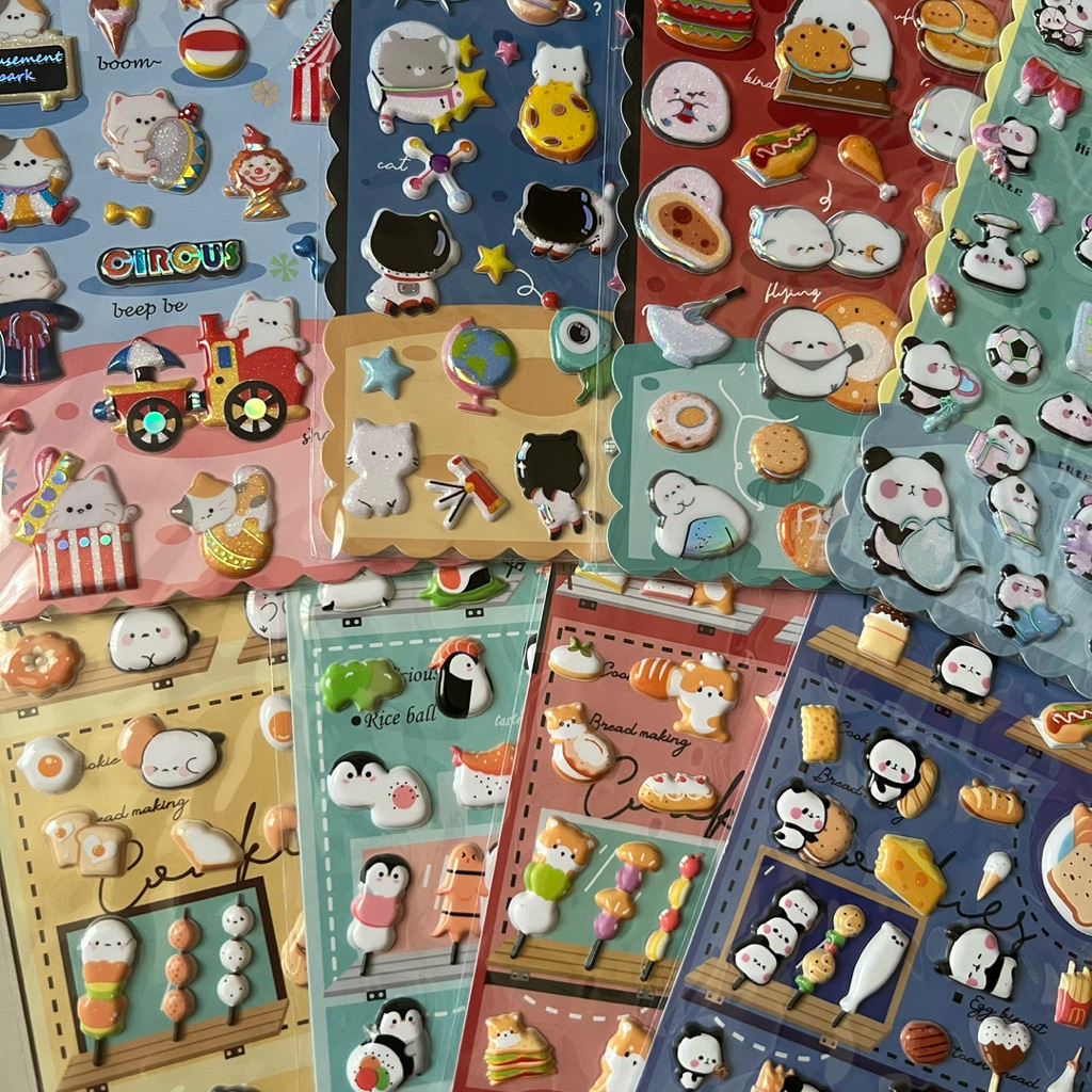 

Stiker Timbul Premium Teenie Tales Panda Penguin