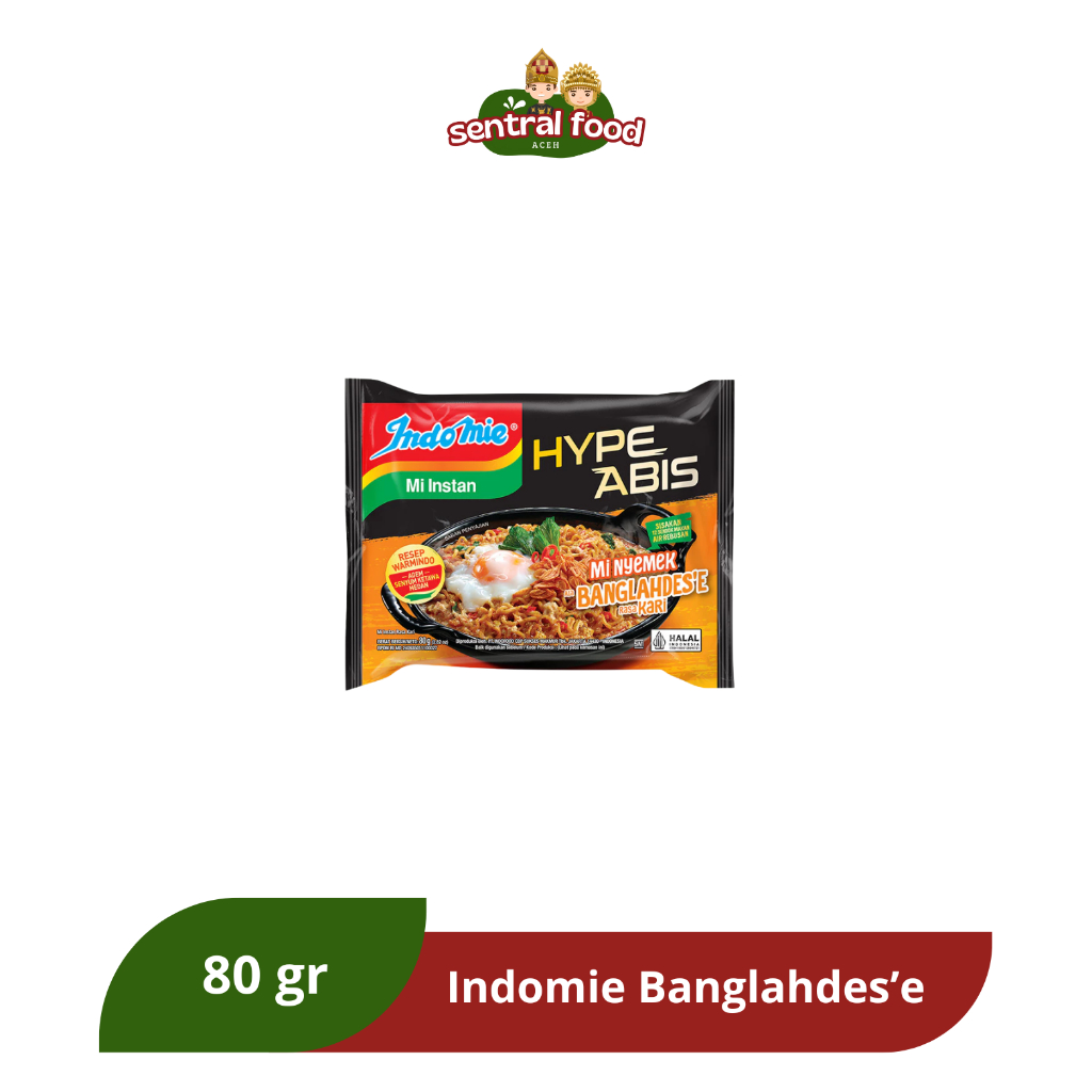

Indomie Mi Nyemek ala Banglahdes'e Mie Rasa Kari Hype Abis 80 gr