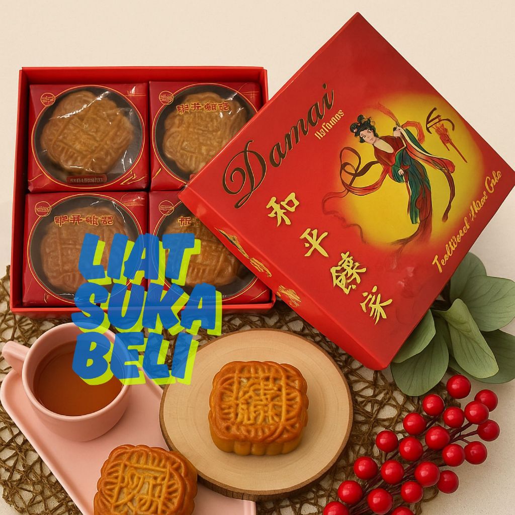 

Kue Bulan DAMAI Ho Peng Isi berbagai macam rasa