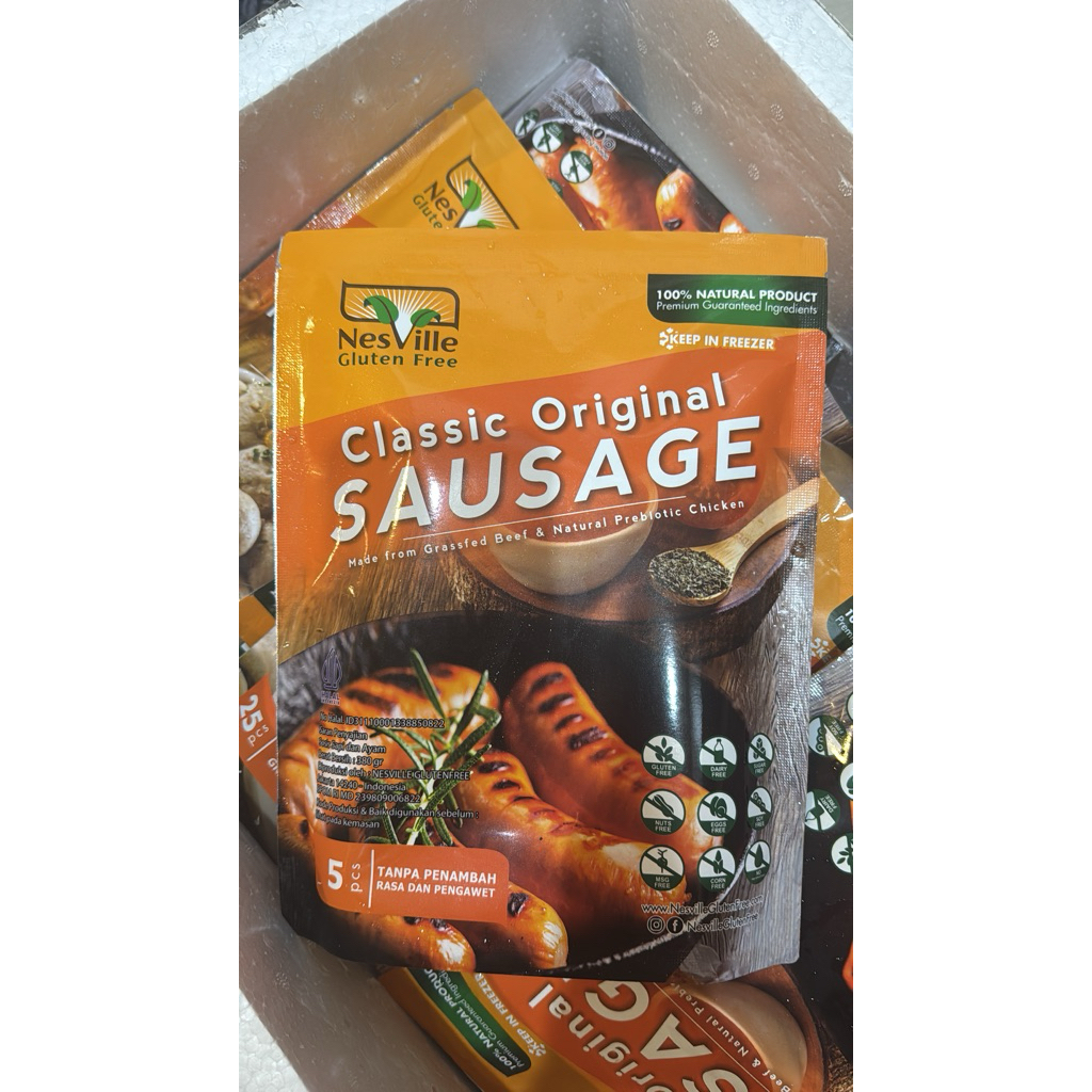 

NESVILLE Gluten Free Classic Sausage 5pcs 380gr
