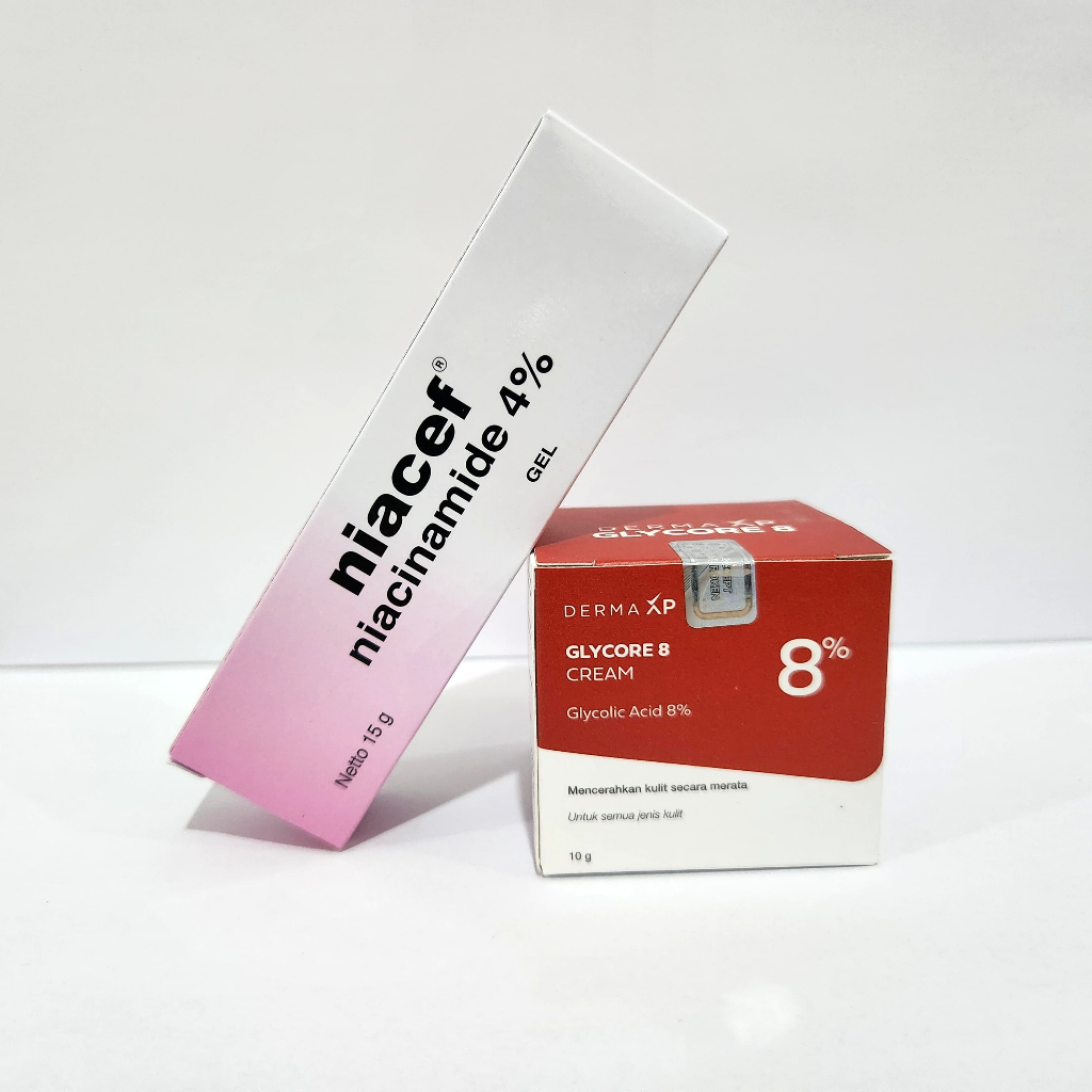 PAKET BUNDLING GLYCORE CR 8% +  NIACINAMIDE GEL 4%