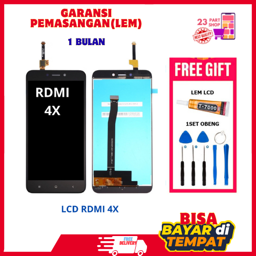 [ORIGINAL] LCD TOUCHSCREEN XIAOMI REDMI 4X FULLSET