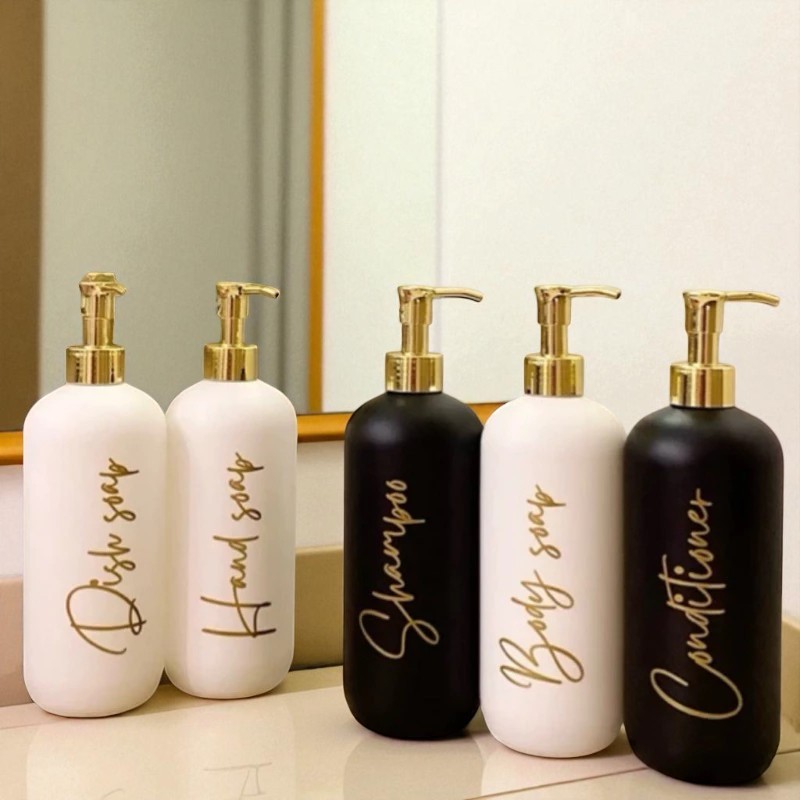 BOTOL PUMP 500ml LUXURY DOFF BOTOL SABUN MANDI SHAMPOO CONDITIONER PUMP BOTOL ISI ULANG SABUN MANDI