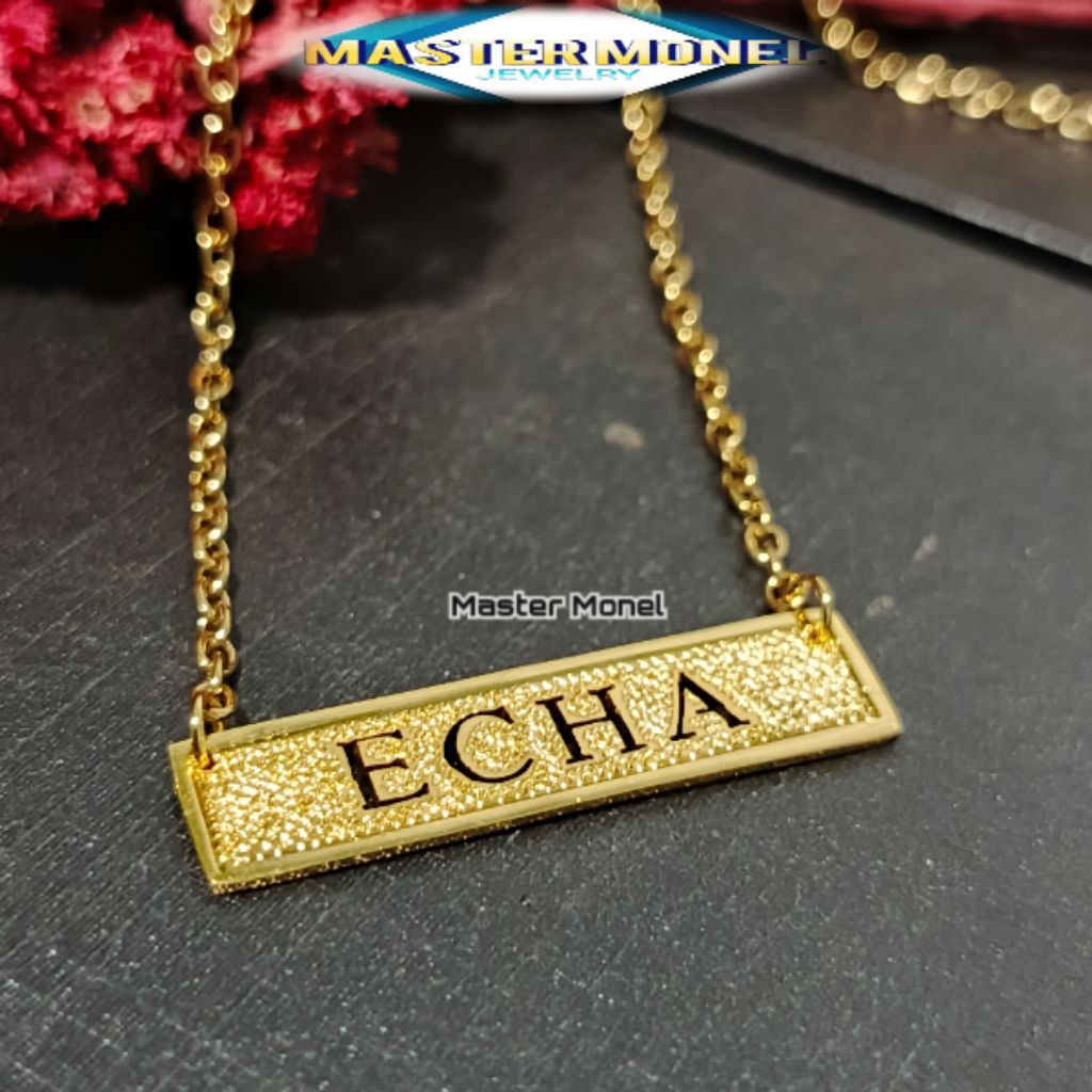 kalung nama plat grafir kalung nama kamu kalung nama anak kalung nama wanita