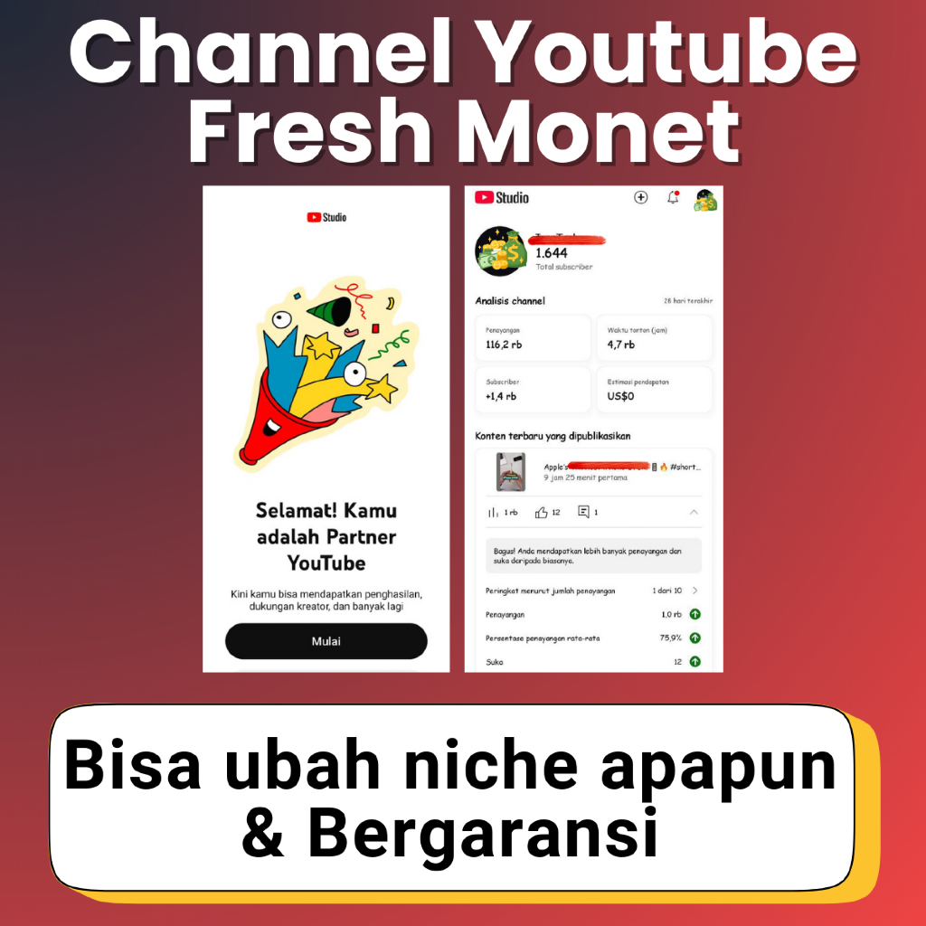Channel Youtube Monet | Fresh Monet Plus Adsense