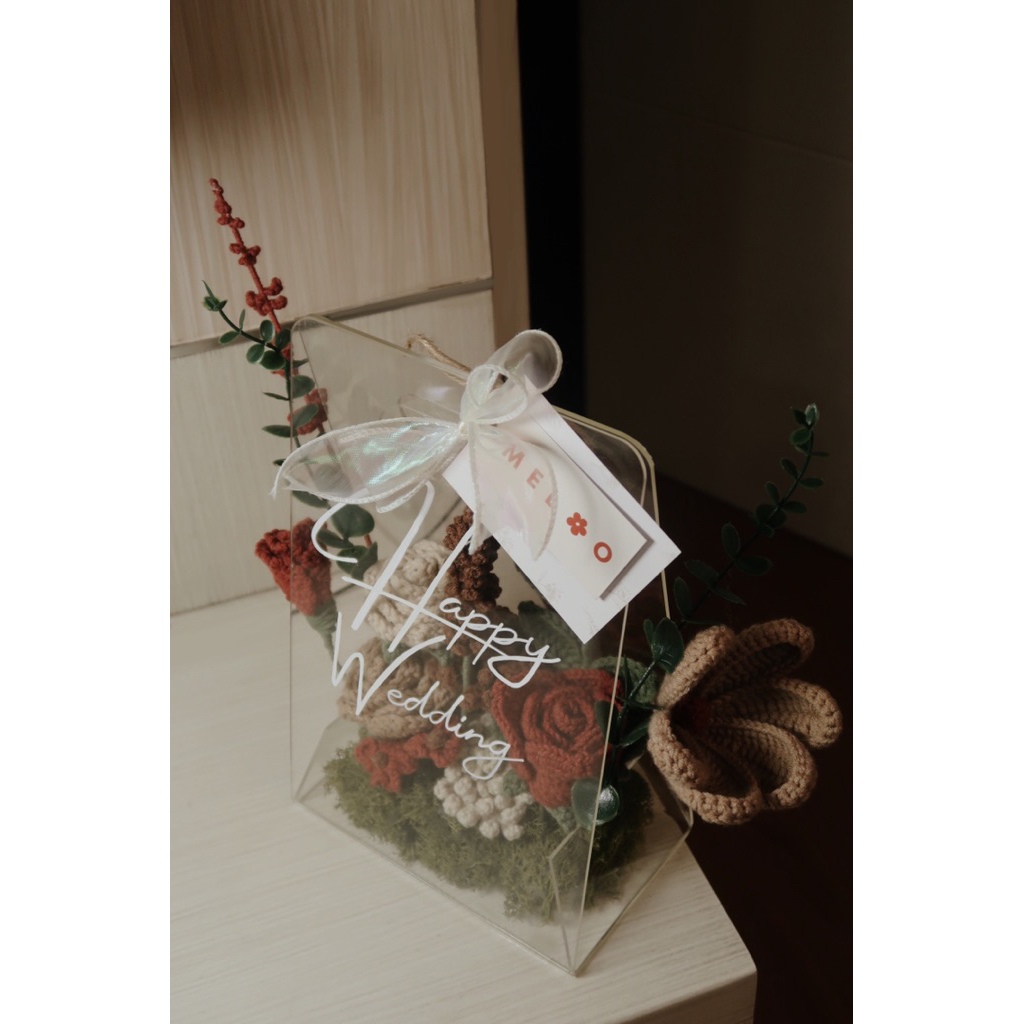 

Everbloom Bag size M | Crochet flower | gift