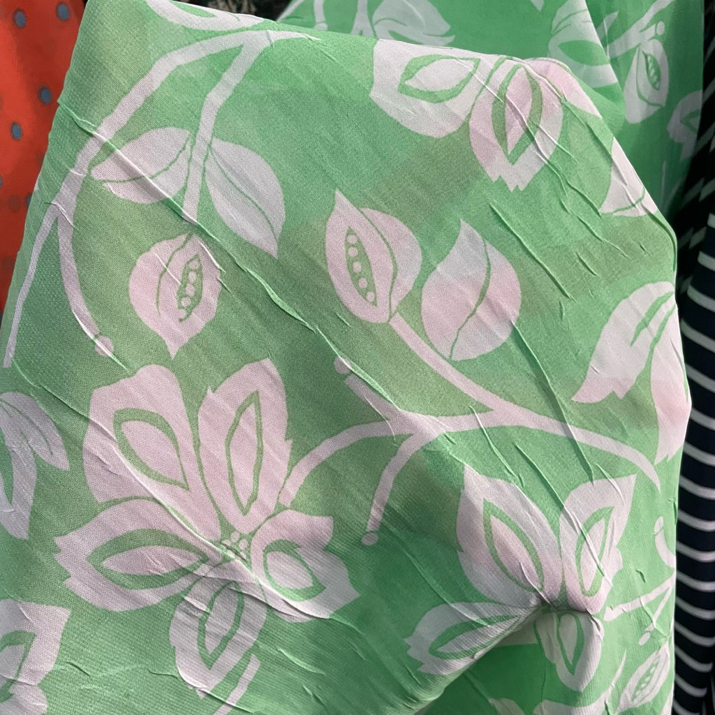 kain ceruty baby doll motif kotak premium - kain zara ceruty - kain sifon ceruty - kain ceruti motif