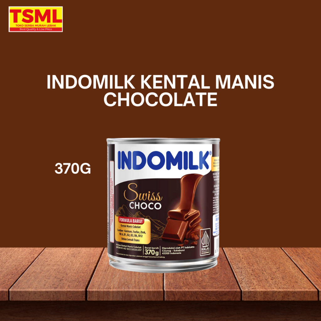 

Indomilk Susu Kental Manis Coklat 370g