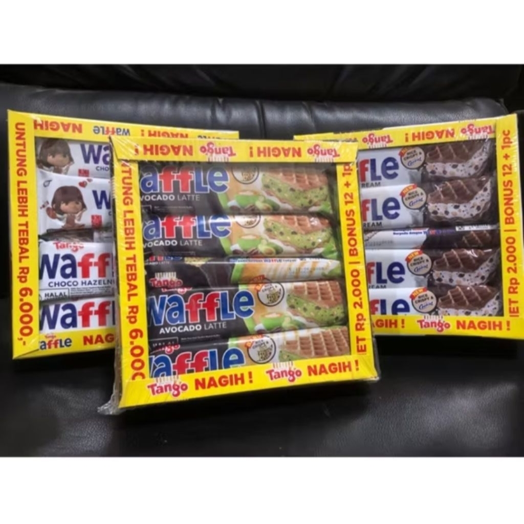 

Tango Waffle 1 Pack Isi 12 – Wafer Coklat Renyah Enak Murah