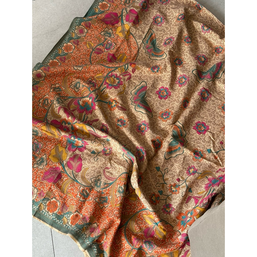 Kamen Batik Viscose Premium Semi Sutra & Selendang