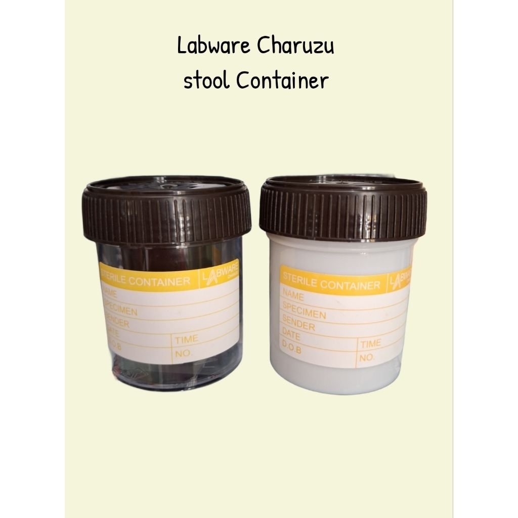 Pot Feses / Stool Container Feses Labware Charuzu 60 ml