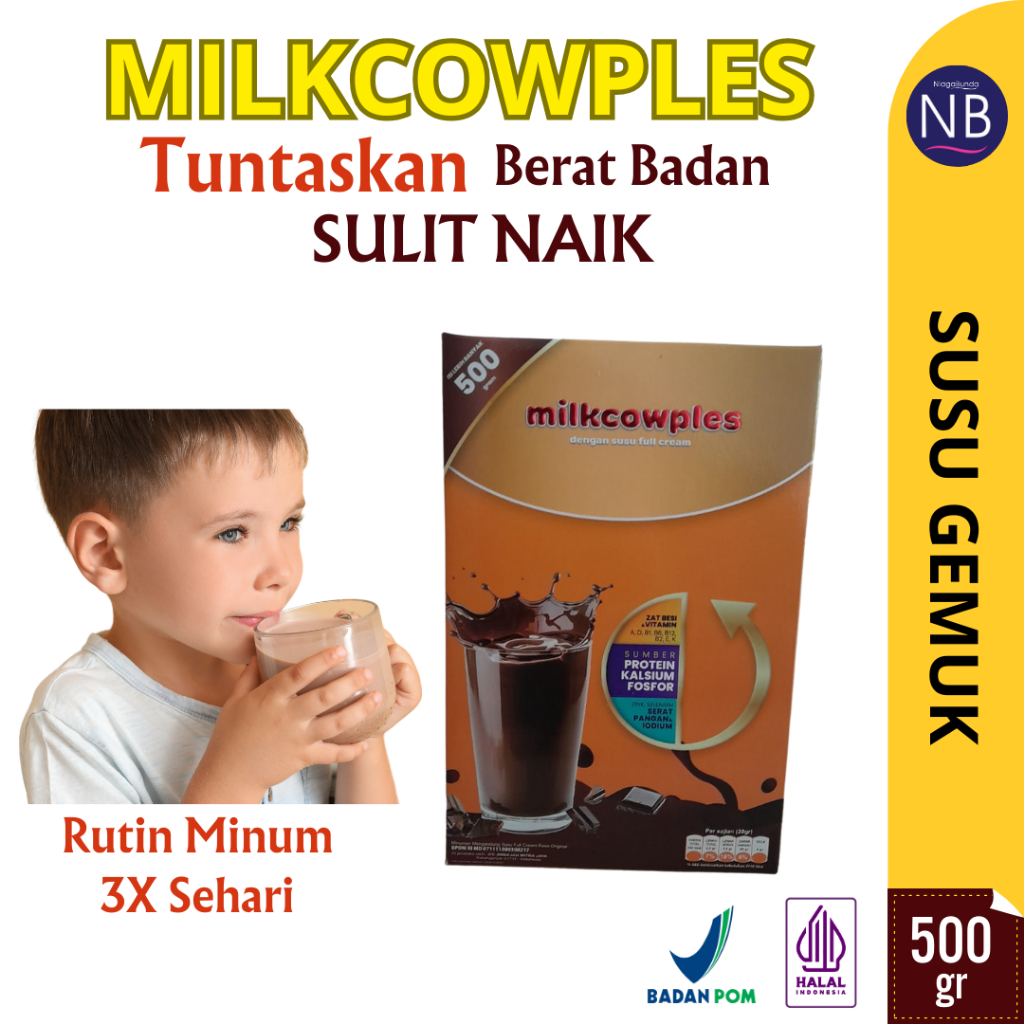 

MILKCOW Susu Penggemuk Badan Ampuh BPOM 500 gram