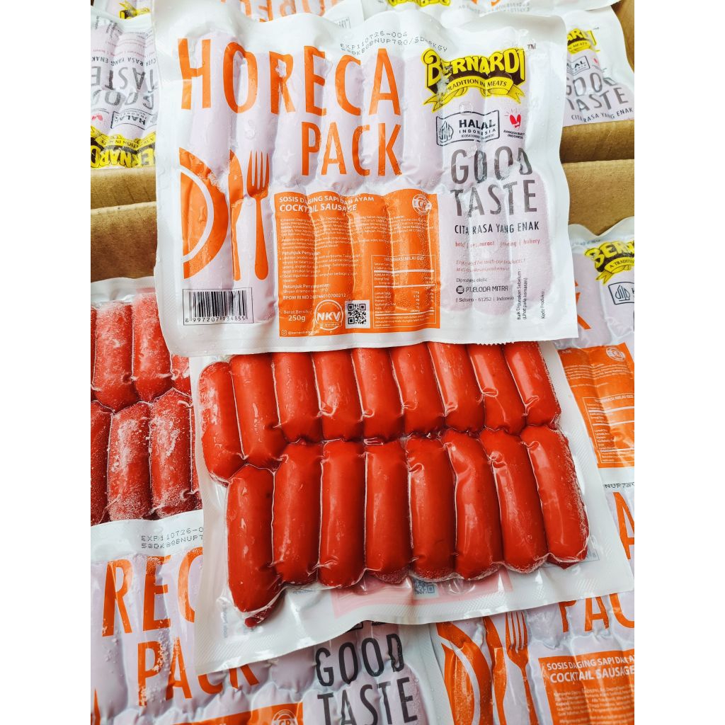 

SOSIS COCTAIL HORECA BERNARDI PROMO 250 GRAM