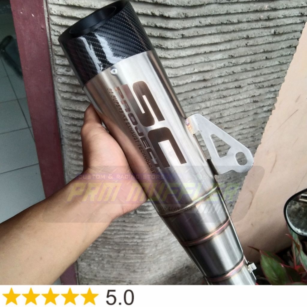 Slencer silincer silencer knalpot SC project S1 Titan ,only d 50/51mm