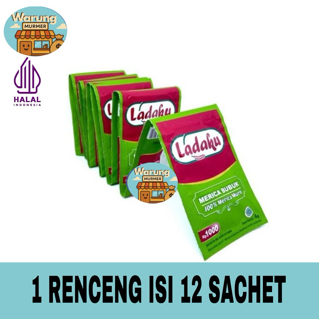 

Ladaku Merica Bubuk Bumbu Dapur 1 Renceng 12 Sachet