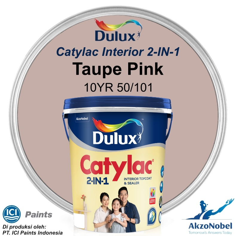 CAT DULUX CATYLAC 2in1 5 KG - TAUPE PINK 10YR 50/101