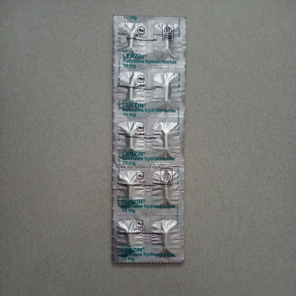 lerzin tablet lembar