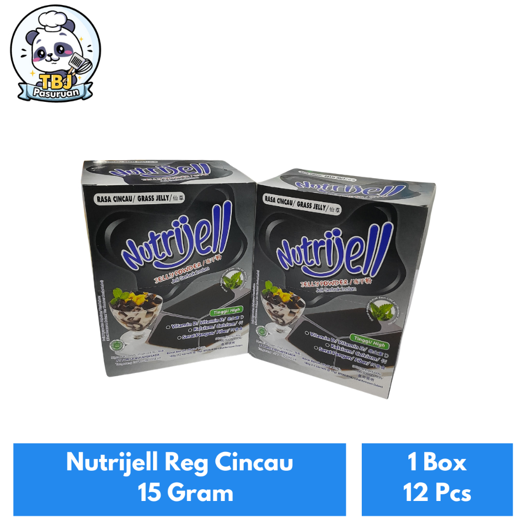 

Nutrijell Reg Cincau 15 Gram Kemasan 1 Box Isi 12 Pcs