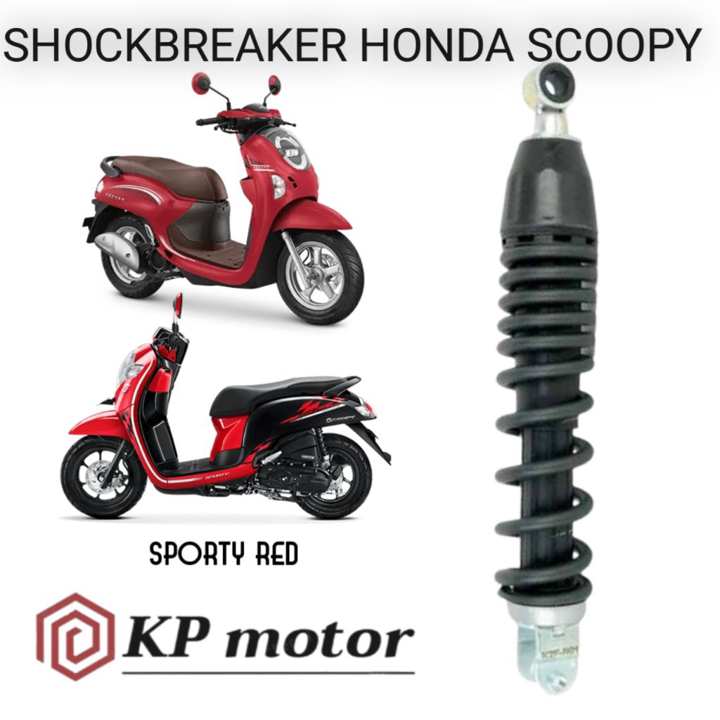 shockbreaker belakang honda scoopy - shock scoopy led sporty - shock motor scoopy- sokbleker motor h
