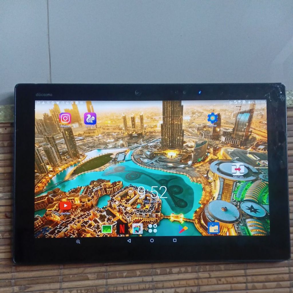 tablet hp fujitsu arrow.f04h.normal.minus retak toucscreen