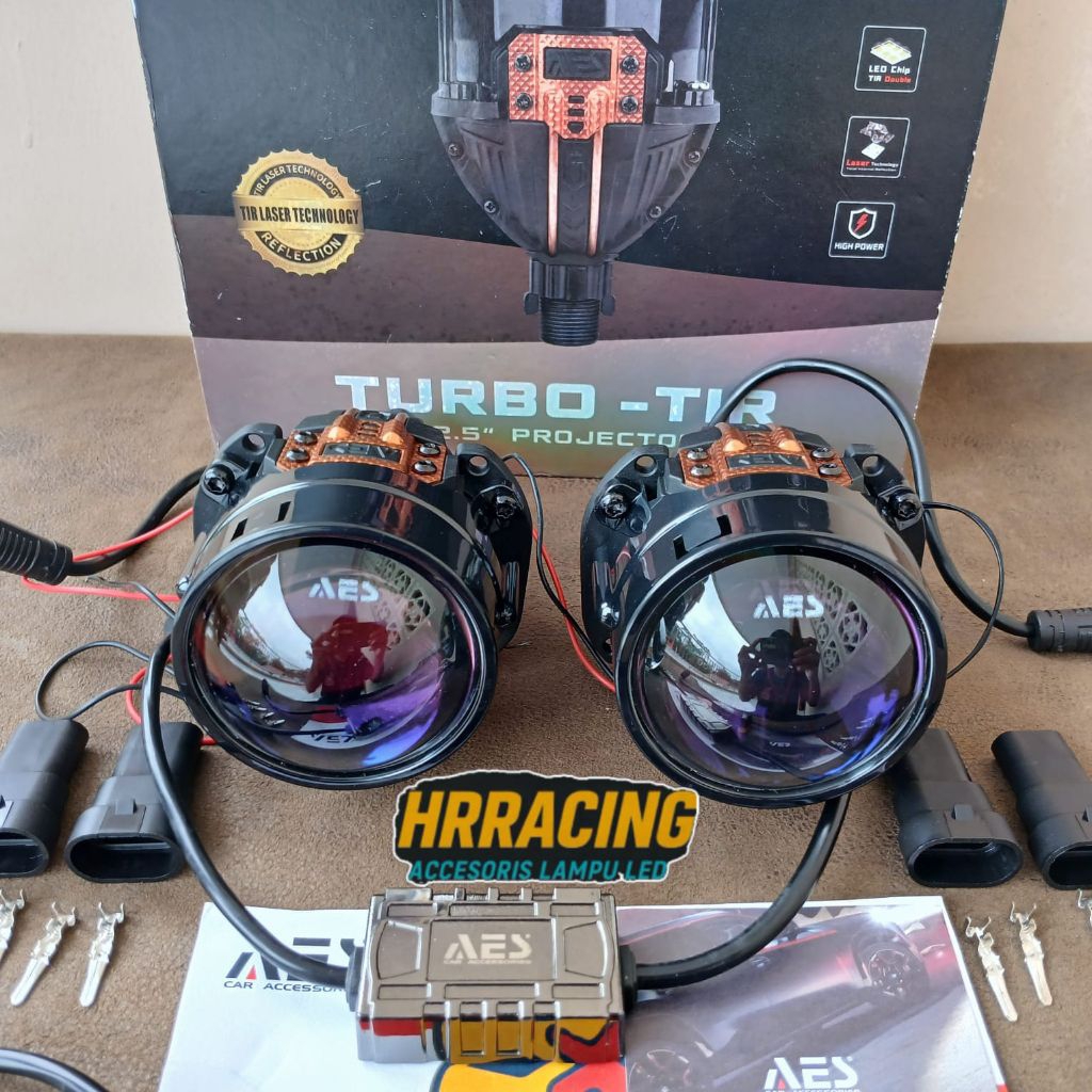 BI-LED PROJECTOR AES TURBO SE TIR 2,5 INCH 60 WATT AES PROJECTOR - SATUAN FLUS DEVIL EYE