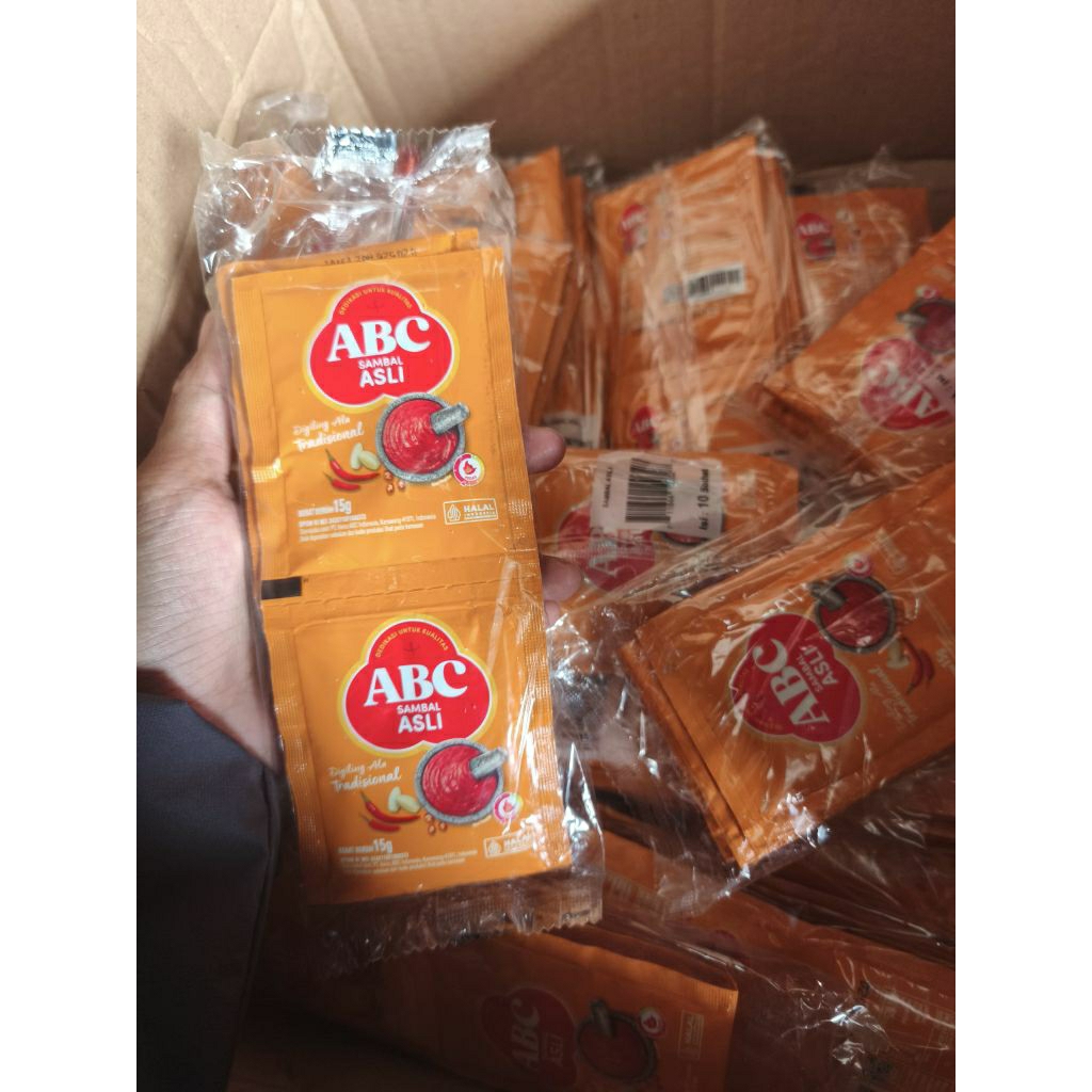 

ABC Saos Sambal Asli Pedas 15 Gram (ISI 10 pcs)
