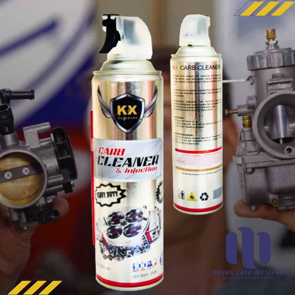 Carb & Injector Cleaner Heavy Duty Merk KX SIZE 500ML / Carbon Cleaner | 100% LOKAL PRIDE 100% ORI