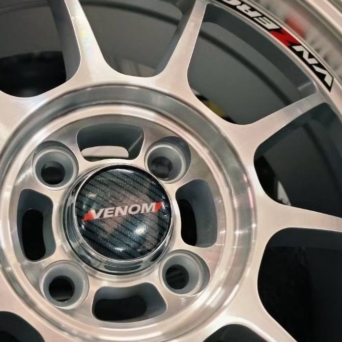 Velg Mobil Ring 16 Venom Silver 1 Set (4pcs) 4x100 ET42 H4