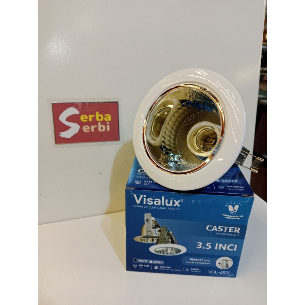 *3.5" SARANG LAMPU DOWNLIGHT VISALUX*Fitting lampu plafon