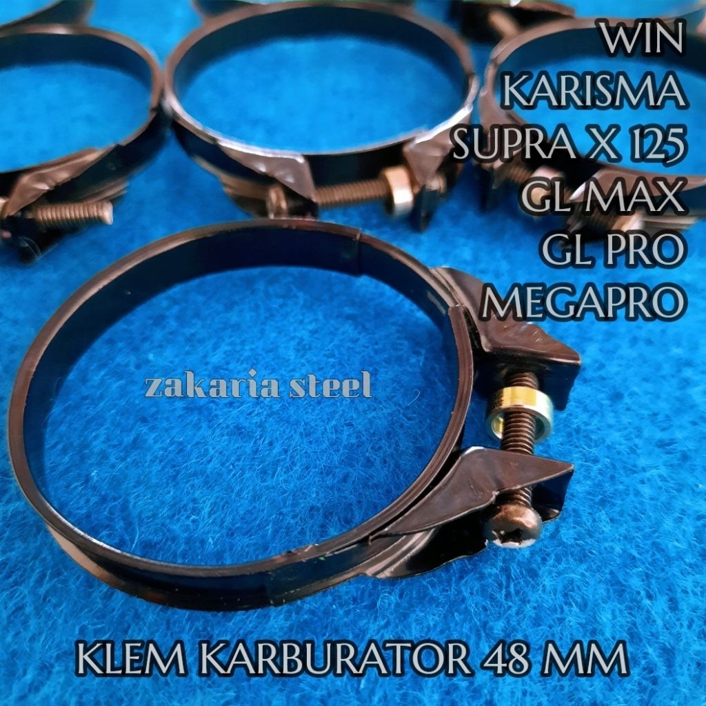 KLEM KARBURATOR FILTER UDARA 48MM WIN KARISMA SUPRA X 125 GL MAX GL PRO MEGAPRO (BESAR)