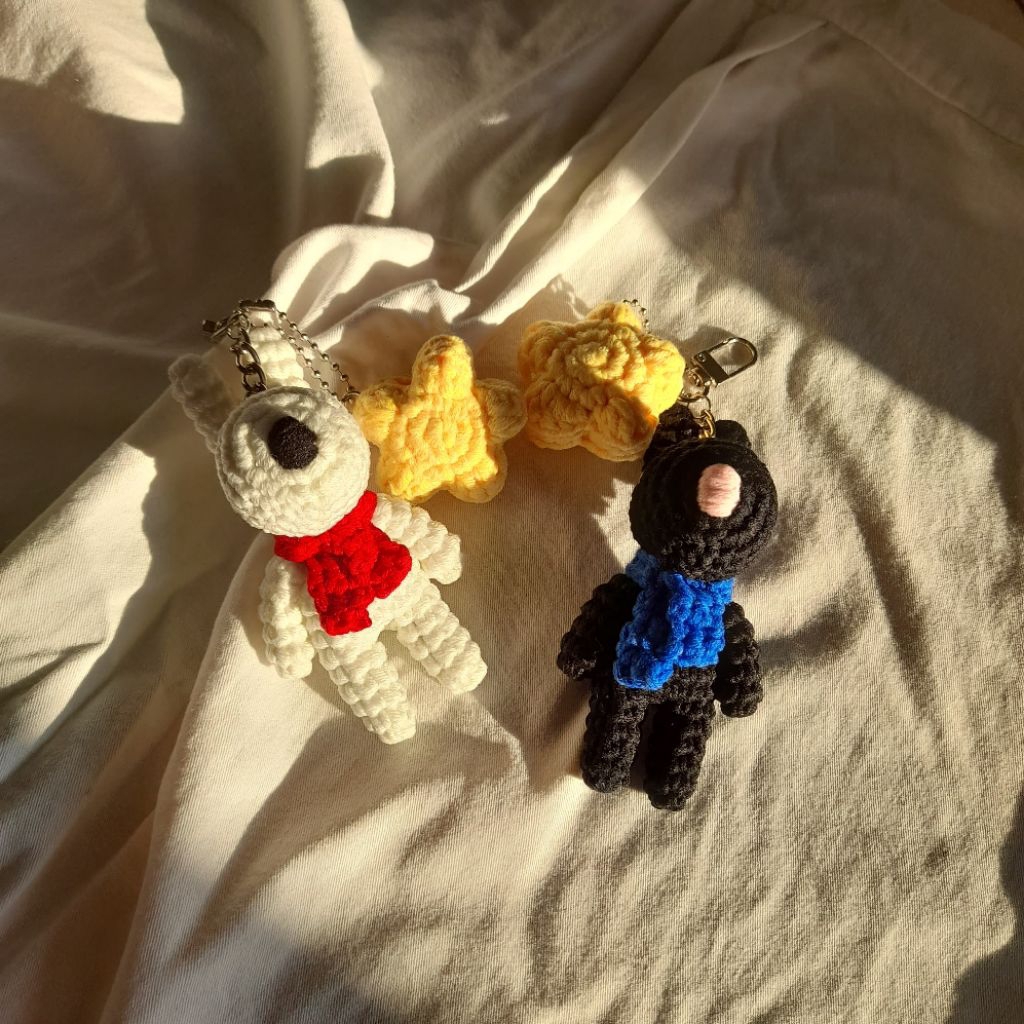 Gaspard and Lisa (cartoon) Keychain - Gantungan Karakter Kartun 'Gaspard dan Lisa'