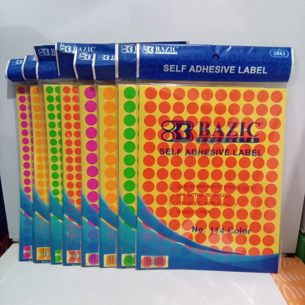 

Label warna bulat bazic no.97 114