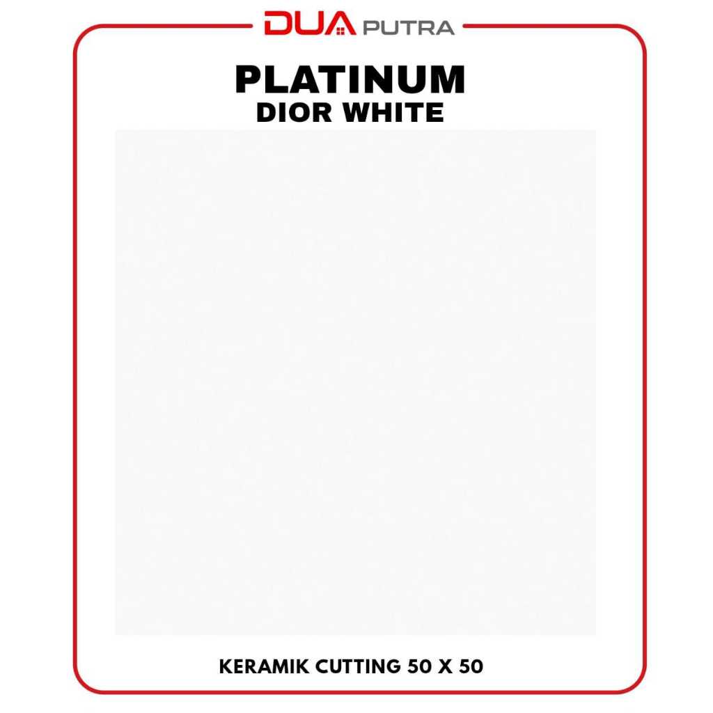 PLATINUM DIOR WHITE GLOSSY / KERAMIK LANTAI KAMAR TIDUR MEJA DAPUR, TERAS