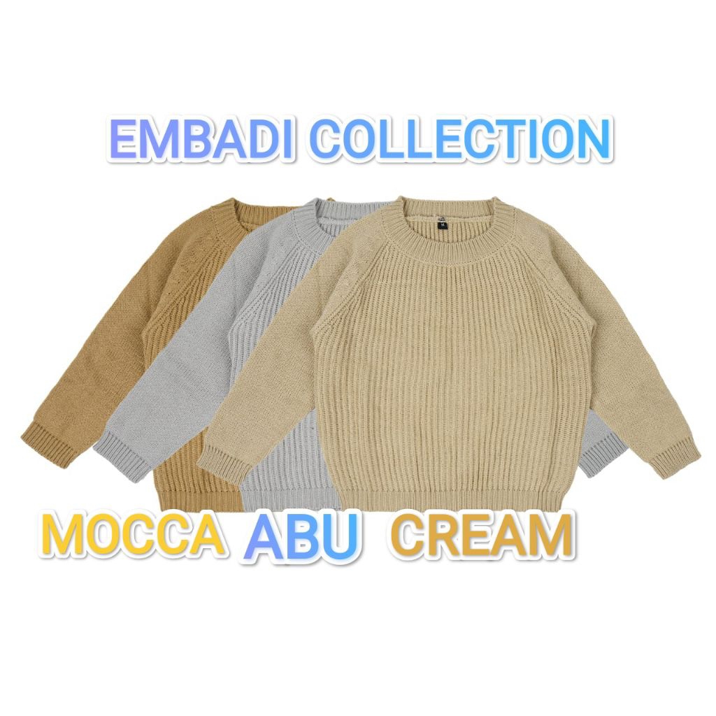 Sweater Bayi Switer Anak Perempuan / Laki Laki 1-5 Tahun Baju Rajut Anak Korean style