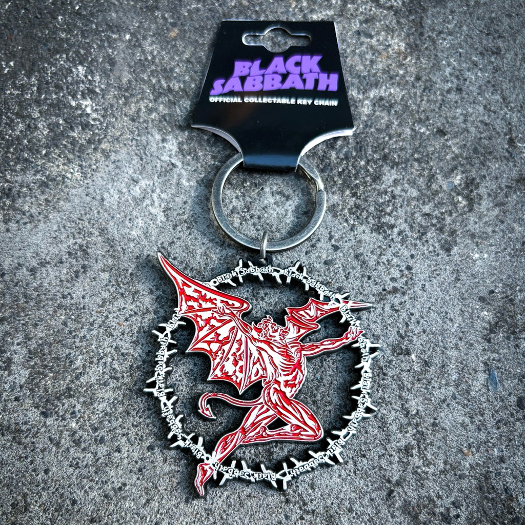 Official Black Sabbath - Daemon Ring Keychain